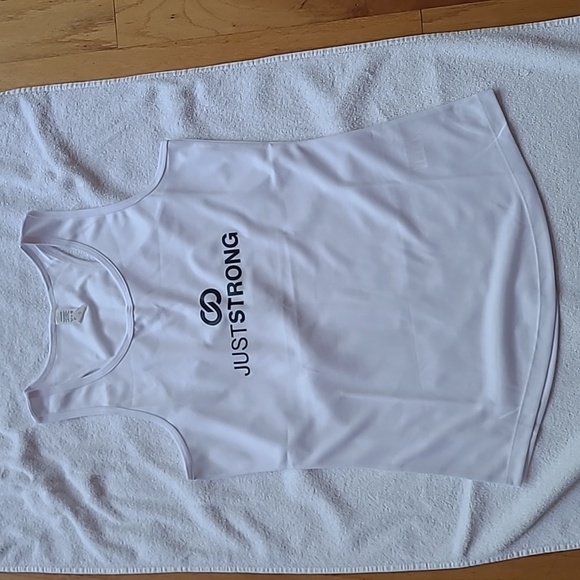 Just Strong White Tank - Picture 2 of 2